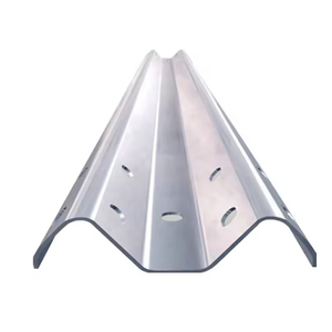 Barrière de sécurité routière en acier galvanisé, barrière de sécurité routière en acier ondulé W, barrière anti-collision pour autoroute - Product Image 1