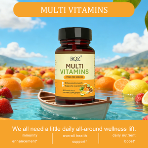 Kapsul Multi Vitamin 470mg - Suplemen Diet untuk Kesehatan Umum dan Imunitas Dewasa 2 Kapsul Per Porsi 60 Kapsul/Botol Grosir - Product Image 3