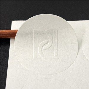 Etichetta Adesiva in Carta Ecologica BONI, Impermeabile, con Logo Personalizzato, Stampa a Caldo di Lusso, Goffratura 3D in Oro, Sigillo Testurizzato - Product Image 4