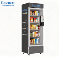 Máquina Expendedora de Refrigerios LERKE, Automática 24/7, Monitoreo Remoto, Gestión Basada en la Nube para Refrigerios y Bebidas Frescas
