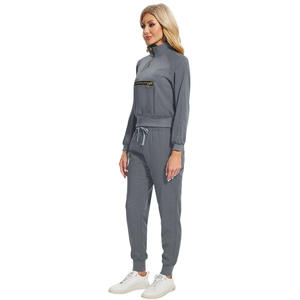 Tenues d'Infirmière Unisexe à Manches Courtes Élastiques pour Hôpital, Salon de Beauté, Salle d'Opération, Vêtements de Travail, Lavage des Mains, Marque Jinteng - Product Image 3