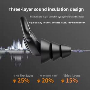 Ant hive Noise Reduction Ohr stöpsel Wieder verwendbare wasch bare weiche Silikon-Ohr stöpsel Schwimm-Ohr stöpsel mit wasserdichtem Gehörschutz - Product Image 4