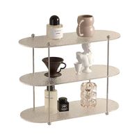 Support de rangement en acrylique à motif ondulé pour tasses, présentoir cosmétique, organisateur de bureau pour coiffeuse, maison et bureau