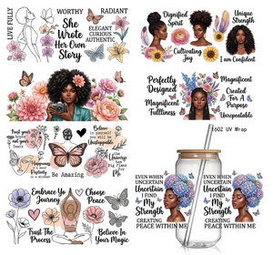 Etiquetas Adhesivas Personalizadas con Diseño de Dibujos Animados para Serigrafía UV, para Vasos y Tazas, Nuevo Diseño, Bajo MOQ, Gran Venta - Product Image 2