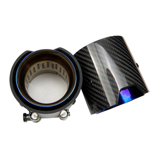 M Performance Bleu Brûlé Tuyau Intérieur Brillant En Fiber De Carbone Échappement embout pour BMW M2 F87/ M3 <span class=keywords><strong>F80</strong></span>/ M4 F82/ <span class=keywords><strong>M5</strong></span> F10/ M6 F12 - Product Image 1