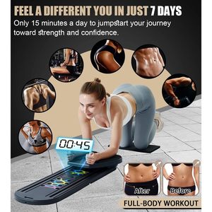 Set di Reformer per Pilates da allenamento a casa Premium con pannello per esercizi 7-in-1 con pannello per il rullo per addominali accessori per il Trainer-Pilates - Product Image 4