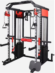 Kapsamlı eğitmen tek istasyon büyük ekipman antreman seti çok fonksiyonlu Smith makinesi ev kullanımı çelik - Product Image 2