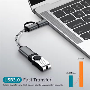 Adaptador OTG Tipo C Portátil para Android, Cable Convertidor Micro USB 2 en 1 USB3.0 para Teléfonos Móviles, Novedad 2022 - Product Image 2