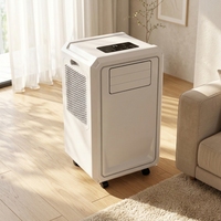 Climatiseur portable électrique Airwens 12000 BTU, faible bruit, refroidissement et chauffage, économie d'énergie, télécommande, roues pour un déplacement facile