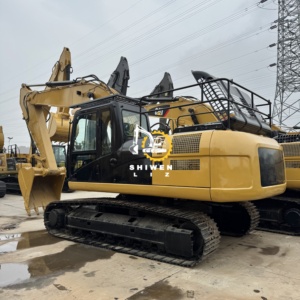 รถขุดมือสอง Cat324D จากญี่ปุ่น ราคาถูก เครื่องจักรงานดิน 24 ตัน รถขุดมือสอง Cat 326d2 สีเหลืองสำหรับขาย - Product Image 4