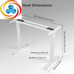 Escritorio Ergonómico para Juegos de PC, Escritorio de Oficina Eléctrico Ajustable en Altura, Mesa de Estudio, Escritorio para Computadora con Doble Motor de Metal - Product Image 2