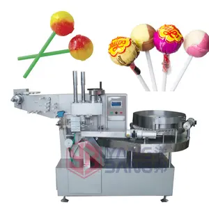 YB-120 Newest Automatic Hot Product Fruit Candy Ball Lollipop Packing Machine