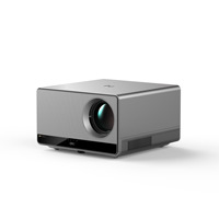 Projecteur LED LCD U1 natif 4K entièrement étanche à la poussière, 800 lumens ANSI, Android 12, correction automatique de la distorsion trapézoïdale, mise au point automatique, haut-parleurs 8W*2, portable