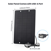 Mini panneau solaire 5V 6W pour caméra annulaire-avec haute Performance