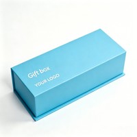Boîte en carton magnétique personnalisée avec logo, boîte cadeau de luxe, boîte d'emballage écologique pour bijoux, montres, lunettes avec insert en EVA