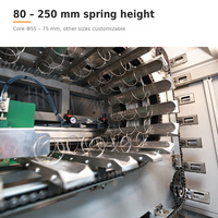Machine à bobiner les ressorts ensachés 180 ressorts/min, machine automatique à bobiner les ressorts pour matelas, alimentation automatique des fils pour le bobinage des ressorts