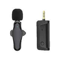 K35 Pro 3,5mm Jack Micrófono Lavalier inalámbrico Grabación de sonido Programa de grabación de video Entrevista Mini micrófono para cámara