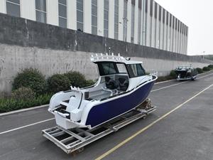 Fabricants <span class=keywords><strong>de</strong></span> bateaux <span class=keywords><strong>de</strong></span> pêche en alliage d'aluminium à bas <span class=keywords><strong>prix</strong></span> 5-8 m avec Center Ultra Cabin Botes Para Pesca Boat - Product Image 5