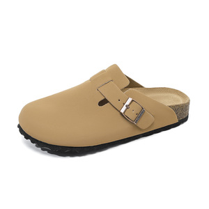 Gizeh 2025 Plataforma de moda Zapatillas de corcho para exteriores Nuevo estilo de primavera y verano Sandalias planas para hombres <span class=keywords><strong>Chanclas</strong></span> de playa para estudiantes - Product Image 1
