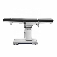 Table d'opération électrohydraulique certifiée CE ET600, capacité de charge 400 kg, glissière 350 mm, compatible bras en C, lit d'opération pour hôpital