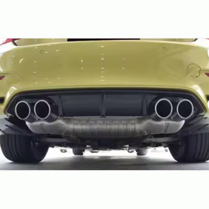 OEM kuru karbon Fiber arka ÖN TAMPON Splitter MP tarzı arka difüzör için BMW F80 M3 F82 f0m4 2014-2020 çeki kanca cut-çıkışları yeni - Product Image 6