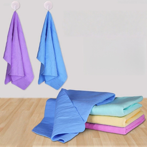 Absorbente Ecológico PVA Secador de mascotas Toalla de baño Cómodo Secado rápido Piel de ciervo almacenada para perros pequeños Paquete de cubo - Product Image 6