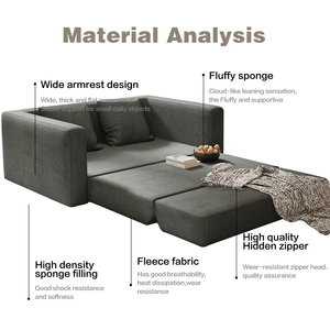 <span class=keywords><strong>Precio</strong></span> de fábrica L Sofá cama convertible Sofá Futón Sofás para sala de estar Sofá cama plegable para espacios pequeños Apartamento - Product Image 2