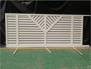 Portes coulissantes automatiques en aluminium, designs de portails coulissants pour allée, revêtement en poudre - Product Image 4