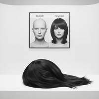 Perruque Lassiewig personnalisée 100% cheveux indiens Remy, lisses 30mm, densité 120%, nouée à la main, double nœud, base en PU style peau, pour hommes atteints d'alopécie