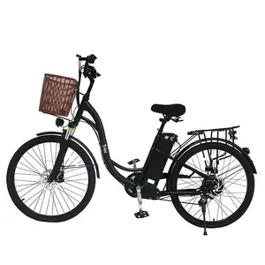 Elektrikli bisiklet 350w fırçasız elektrikli şehir bisikleti/popüler ucuz bisiklet/satılık yüksek kalite 48v 500w elektrikli şehir bisikleti bisiklet