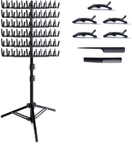 Soporte de pie retráctil para trenzado de cabello, herramienta para trenzas desordenadas, para uso transfronterizo - Product Image 1