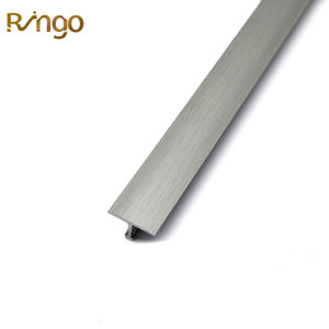 Bordo decorativo personalizzato profilo di alta qualità in alluminio anodizzato T stampaggio pavimento di transizione striscia di Design moderno per soggiorno - Product Image 2