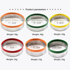Moldes de anillo de círculo de Metal <span class=keywords><strong>para</strong></span> hornear de acero inoxidable, juego de cortador de galletas de repostería redondo <span class=keywords><strong>para</strong></span> magdalenas, bollos, <span class=keywords><strong>donas</strong></span> - Product Image 5