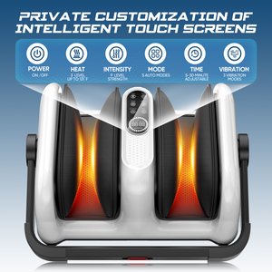 Mesin pemijat betis kaki sirkulasi darah inframerah shiatsu manual Jepang 2024 pemijat panas untuk neuropatik dengan pengendali jarak jauh - Product Image 3