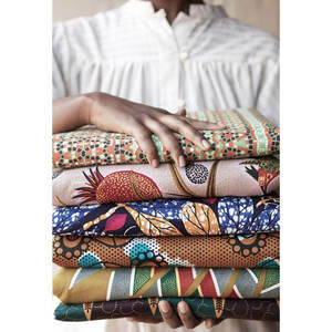 ผ้าแอนการาแท้ 100% ของแท้ รับประกันคุณภาพ ผ้าบาติกแอฟริกัน สำหรับชุดแต่งงาน ผ้าฝ้าย 6 หลา - Product Image 6