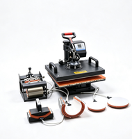 Presse à Chaud Électrique 8-en-1 Combinée pour Sublimation à Usage Commercial – Impression sur Vêtements, Mugs, Coques de Téléphone, Porte-clés, T-shirts et Casquettes