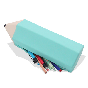 Estuche para Lápices al por Mayor de Gran Capacidad, Estuche de Silicona Vertical para Material Escolar, Bolsas para Lápices con Cremallera - Product Image 4