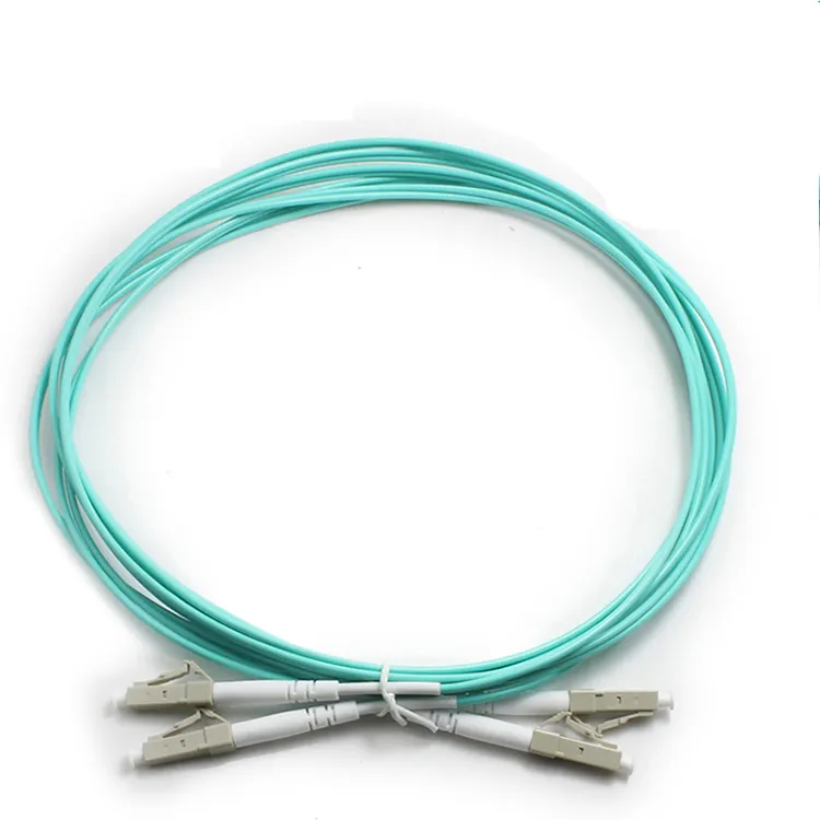 3.0Mm Duplex Multi Mode 50/125um OM3 OM4 Lc Pc Fiber Connector Kabel Patch Cord Voor Glasvezel apparatuur