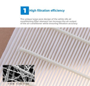 Filtre de climatisation en gros OE 90915YZZE1 Modèle 018 Taille 215*219*17 pour Vios Verso Prado Great Wall Carmy 2.4 Hafei - Product Image 5