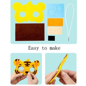 Máscaras de Animales de Fieltro para Niños, Manualidades para Fiestas Infantiles, Venta al por Mayor - Product Image 5