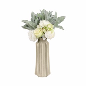 Vaso Sfaccettato con Pannelli Verticali per Esposizione Decorativa in Soggiorno - Product Image 2