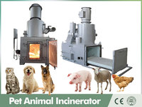 Incinérateur de déchets Yuanda pour carcasses d'animaux de ferme, capacité 20-500 kg, diesel/GPL/gaz naturel, sans fumée, sans odeur