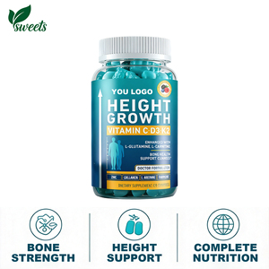 Gommose per la Crescita in Altezza Best-Seller per Adulti - Formula per il Controllo dell'Energia da 60 Pezzi, Direttamente dalla Fabbrica - Product Image 2