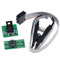 SOIC8 SOP8 Test Clip For EEPROM 93CXX/25CXX/24CXX in-circuit programming on USB Programmer TL866CS TL866A EZP 2010