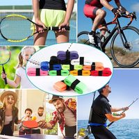 PATS SPORT Overgrip de raquette sportive en PU compressé souple, poignées adhérentes durables pour le tennis/le pickleball/le badminton, antidérapantes