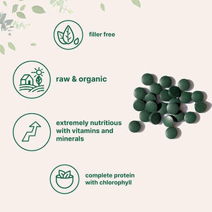 Tabletas de Espirulina 100% Orgánica Sin Azúcar de Marca Privada OEM en Bolsa con 9 Aminoácidos <span class=keywords><strong>Esenciales</strong></span> y Proteínas - Product Image 5