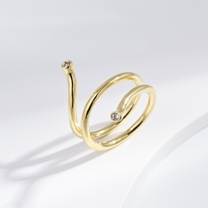 factory price plata 925 sterling silver butterfly <b>ring</b> Everyday Wear wedding gold plated zircon dainty <b>finger</b> <b>rings</b> for women - Product Image 2