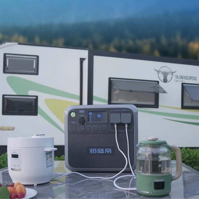 Gerador solar móvel 1500w para viagens de caminhão