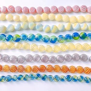 Venta al por mayor de cuentas de cristal sueltas hechas a mano para la fabricación de joyas suministros para pulseras - Product Image 6