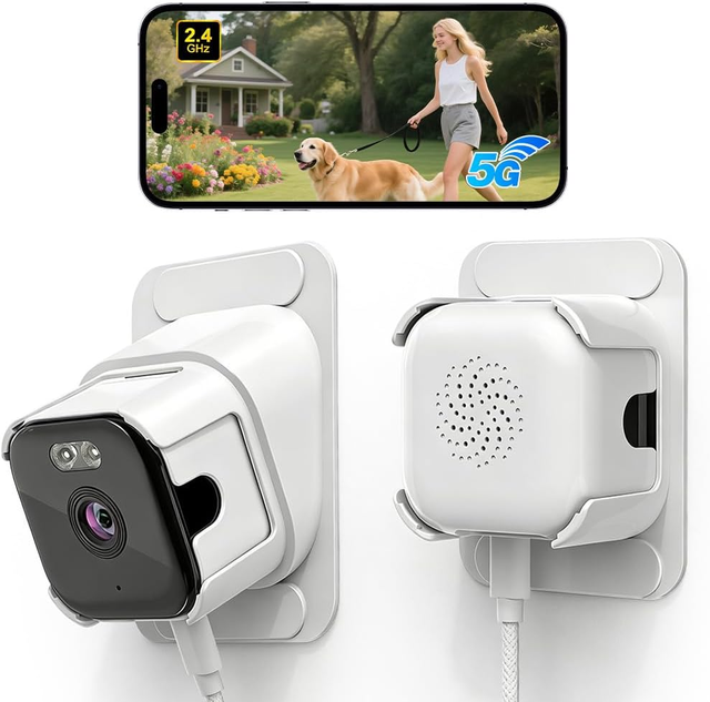 2K HD Window Security Camera Indoor Wired 2.4G&5G WiFi CCTV Camera Color Night Vision Motion Detection Alerts for Home Safety